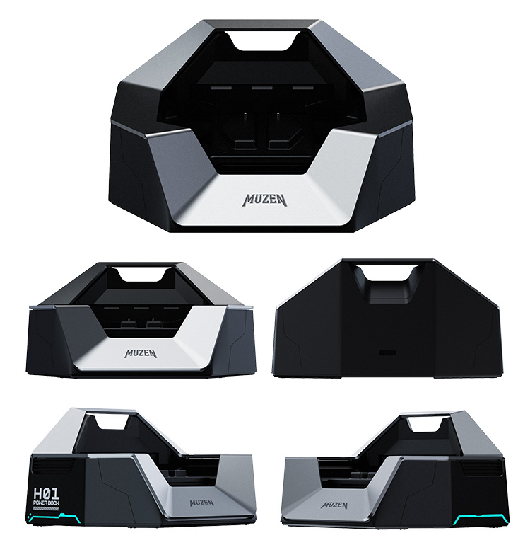 MUZEN Cyber Shell Bluetooth スピーカー+充電スタンド Amazon.co.jp: MUZEN Cyber Shell Bluetooth スピーカー+充電