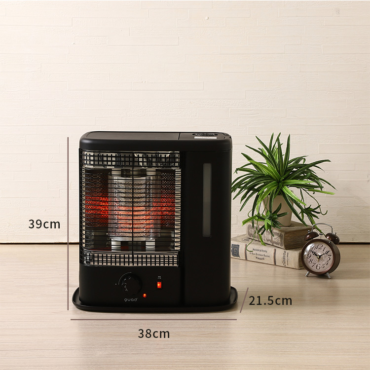 WARMTH ウォームス スチーム加湿機能付電気ストーブ QS213 石油不要 遠