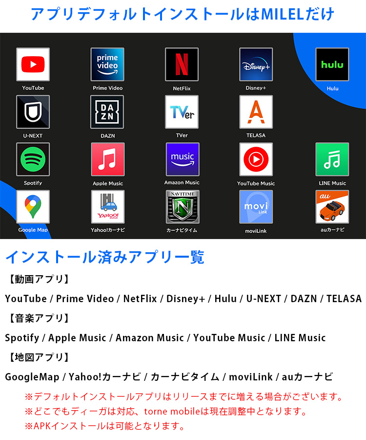 2022年新型　MILEL　MBー201　挿すだけでカーナビがAndroidスマホに！車でアプリが自由に使える（qodo）（10）