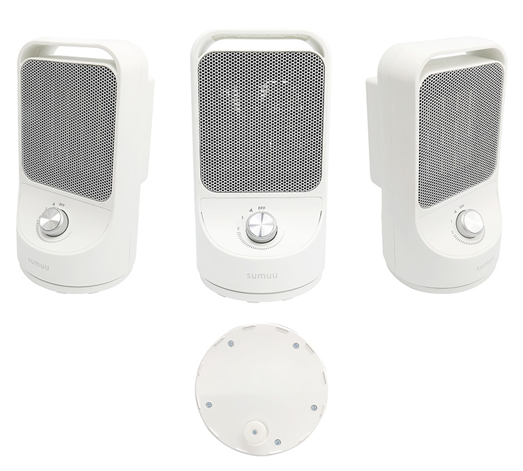 sumuu セラミックファンヒーター monomic （モノミック） MES-6 スムウ