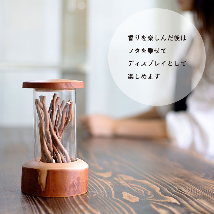 アロマディフューザー ヒメシャラ 天然木 ヒノキ精油 香り 森林浴 Odai
