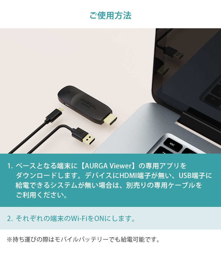AURGA Viewer A001 トランスミッター HDMI オーガ /海外× : flaner