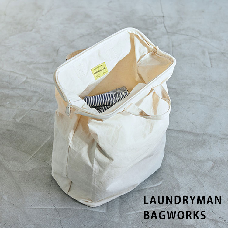 VANランドリーバッグ大サイズ50×60くらいusedディスプレイ品 LAUNDRYMAN BAGWORKS バッグワークス ランドリーマン ランドリーバッグ