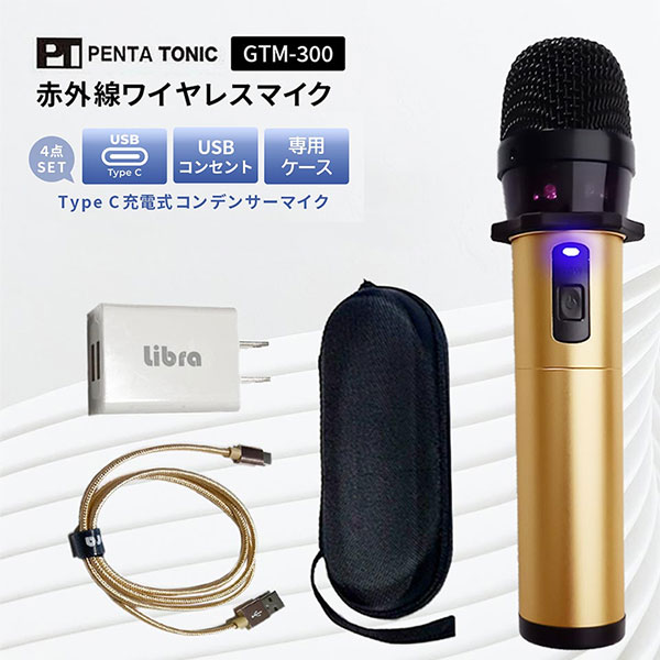 赤外線ワイヤレスマイク GTM-300 /海外× : f10023471 : flaner - 通販 - Yahoo!ショッピング