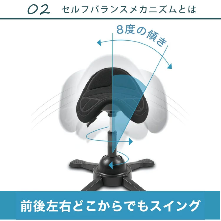 ホースライディングチェア デスクワーク 乗馬スタイル オフィス