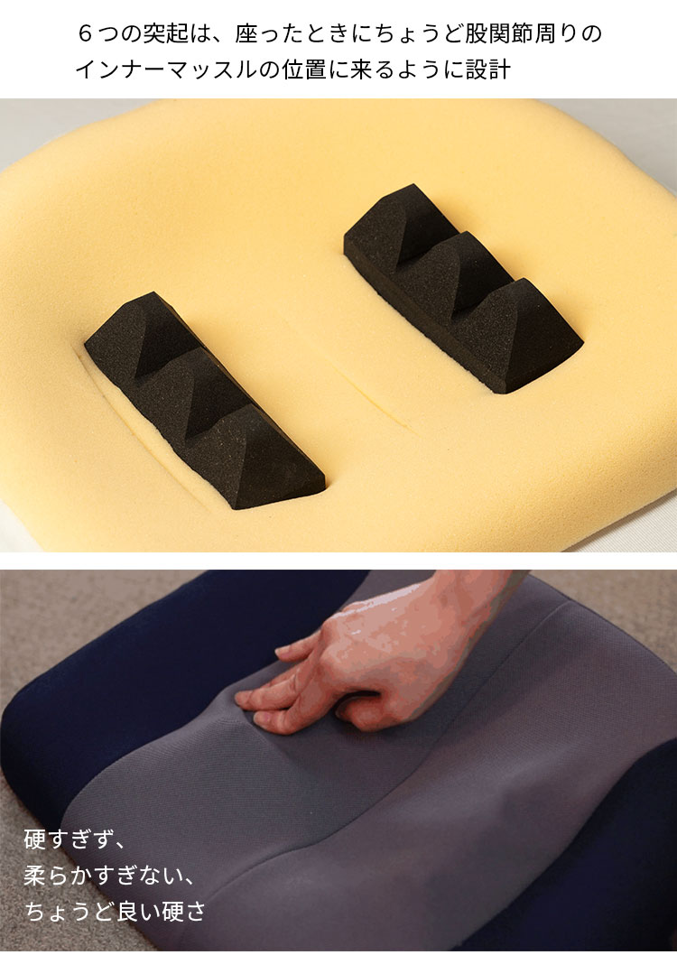 ディープ6 股関節痛　クッション 丸菱工業の股関節ケアクッション deep6 - BALANCE 1