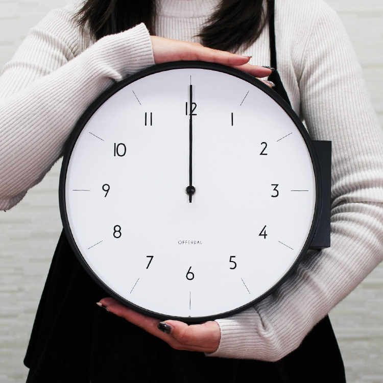 INTERFORM（インターフォルム） 壁掛け時計 Aarno アールノ ウォール