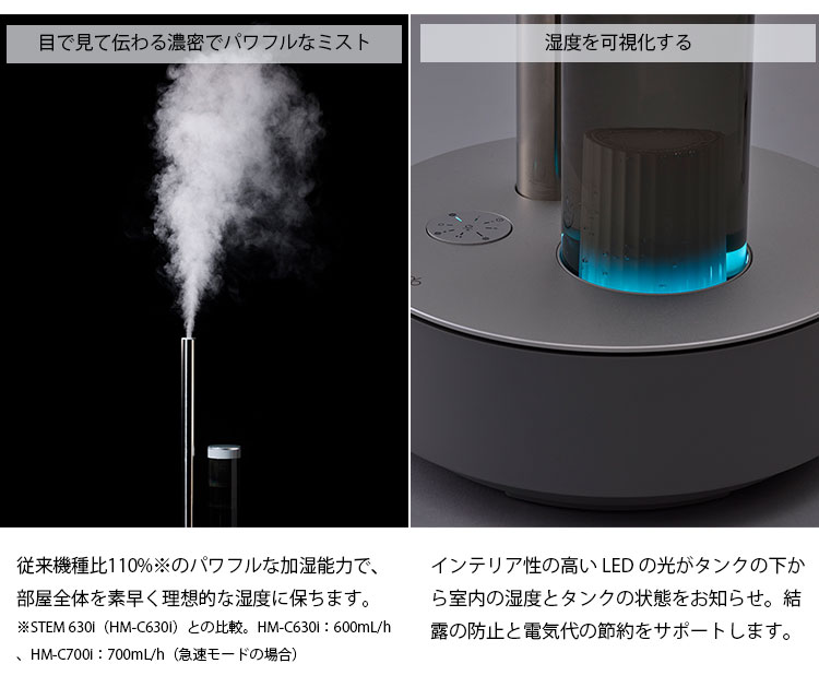 cado 加湿器 STEM 700i HM-C700i/メーカー直送/海外× : flaner - 通販