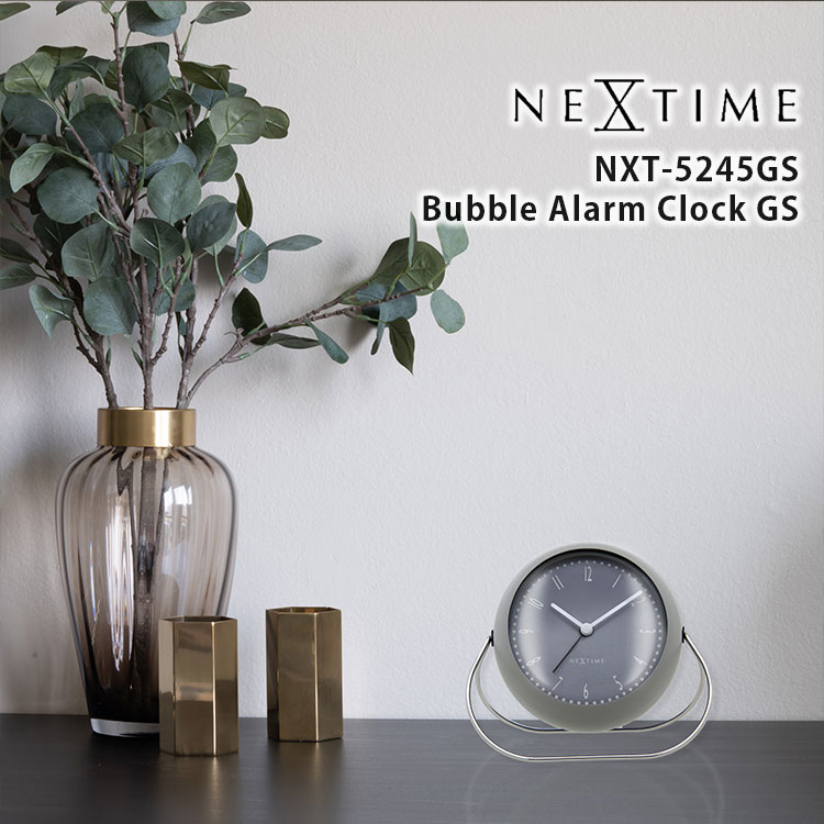 置き時計 NEXTIME Bubble Alarm Clock GS NXT-5245GS｜テーブル