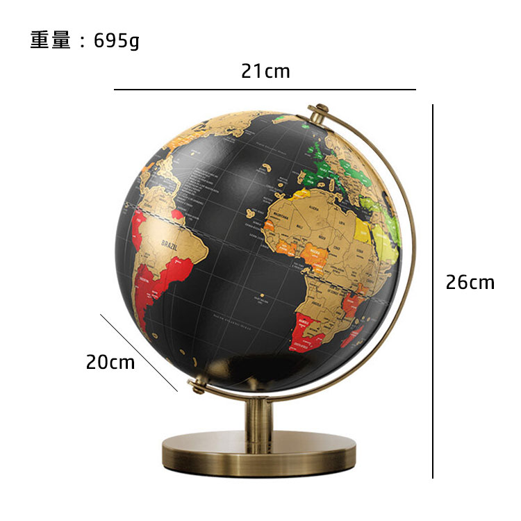 suck UK（サックユーケー） スクラッチグローブ 20cm｜地球儀 天球