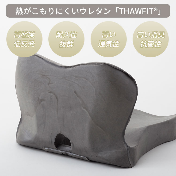 BEELAZY チェアクッション｜ながらストレッチ 姿勢改善 腰回り 骨盤