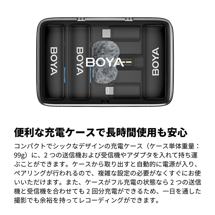 BOYALINKワイヤレスマイク｜BOYA BOYALINK ボーヤリンク ワイヤレス