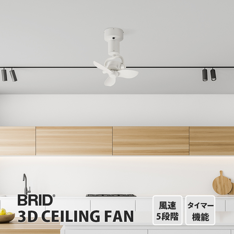 BRID 3D CEILING FAN｜BRID シーリングファン おしゃれ 3D