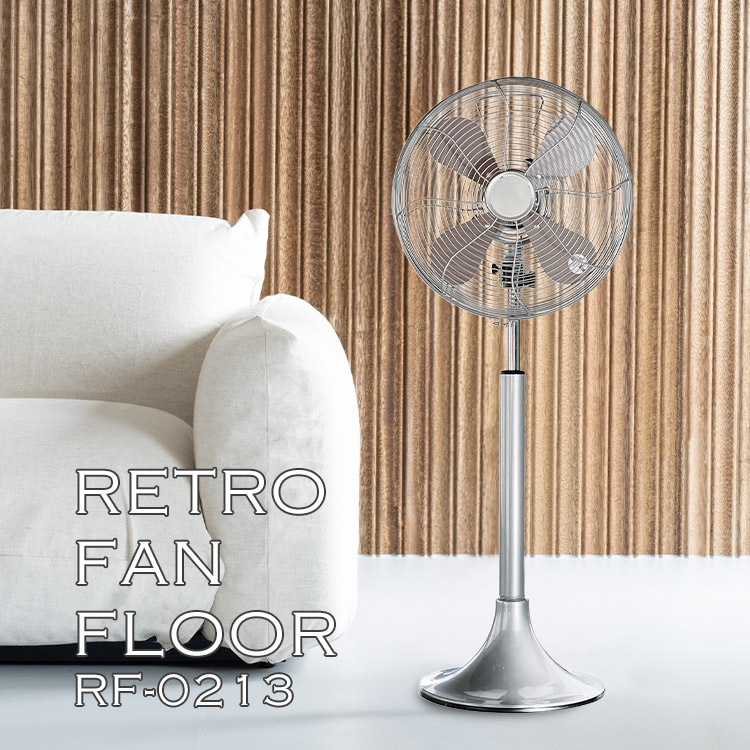 扇風機・サーキュレーター RETRO FLOOR FAN Hermosa HERMOSA RETRO FAN FLOOR RF-0213｜レトロ 扇風機 フロア