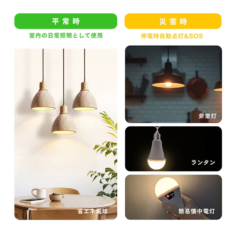 選べる特典付/リモコン操作防災LED電球 2個組 FF-01A｜E26 電球 LED