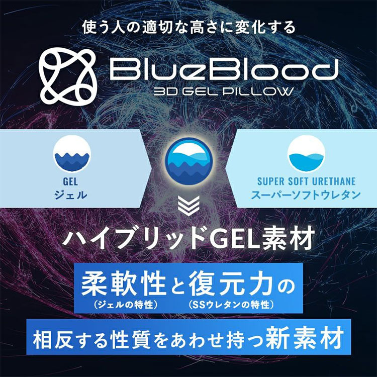 BlueBlood（ブルーブラッド） BlueBlood 3D体感ピロー クラシック 高さ 