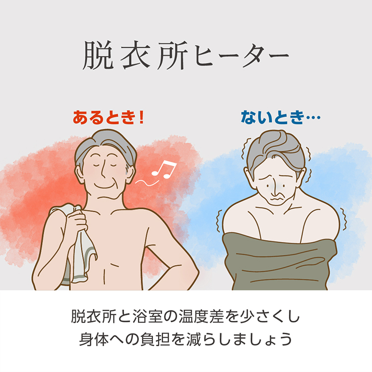ZEPEAL ゼピール 人感センサー付脱衣所ヒーター｜脱衣所ヒーター
