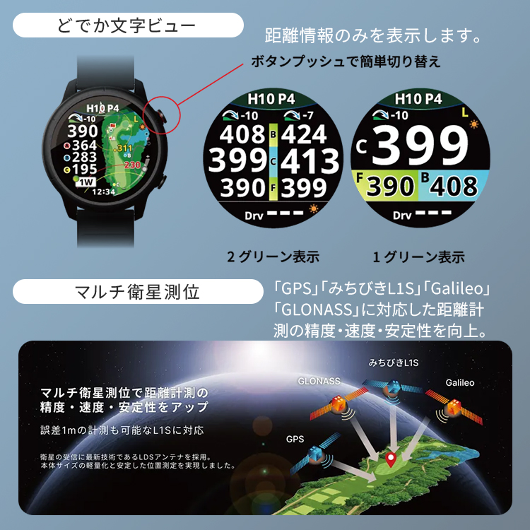 ShotNavi VELLIX V12 GPSゴルフウォッチ テクタイト 新型 2025年最新 Shot Navi VELLIX V12｜ゴルフナビ ゴルフ