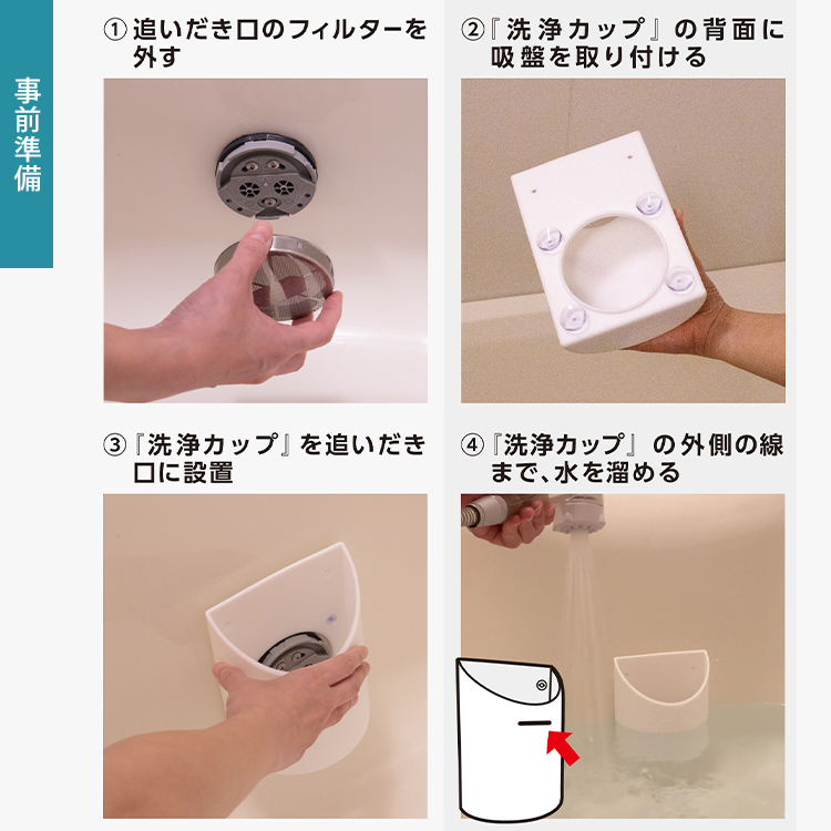 選べる特典付/ 風呂釜パイプバスターZ 2回分｜追い炊き配管洗浄剤 お