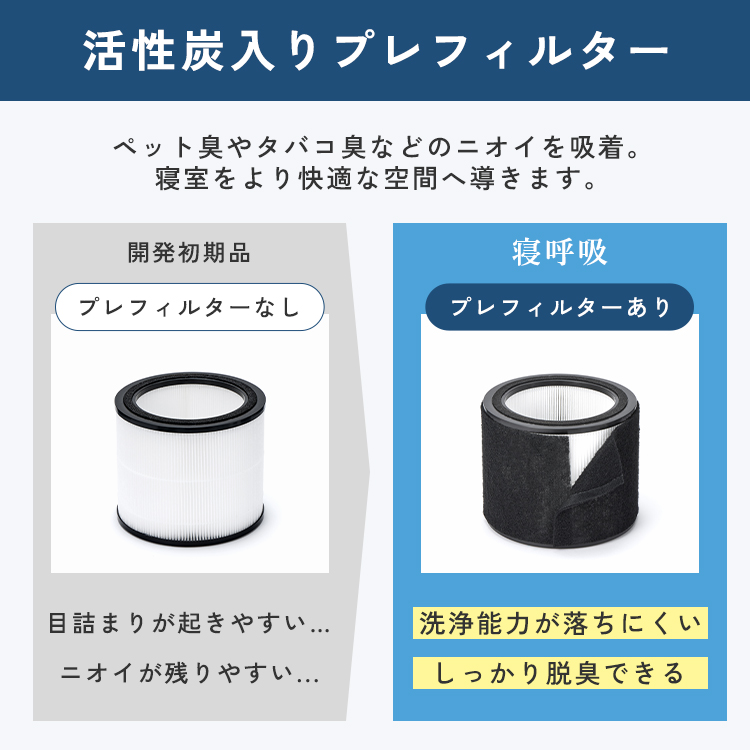 選べる特典付/空気清浄機 UV-C 除菌空気清浄機 寝呼吸 L 22畳用｜寝室