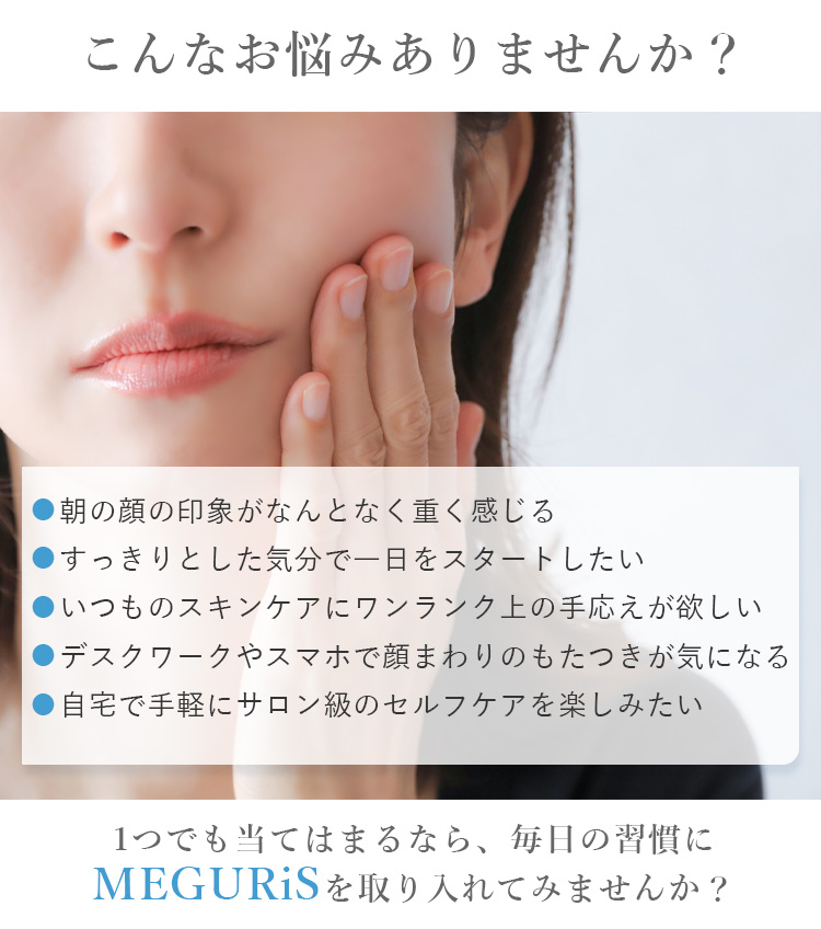 ニップラックス メグリス｜美顔器 EMS 温熱 冷却 カッサ NIPLUX