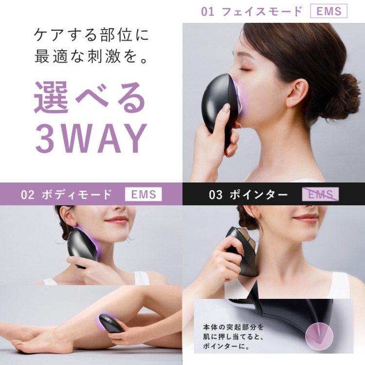 NIPLUX EMSカッサ美顔器 MEGURiS メグリス ニップラックス メグリス｜美顔器 EMS 温熱 冷却 カッサ NIPLUX
