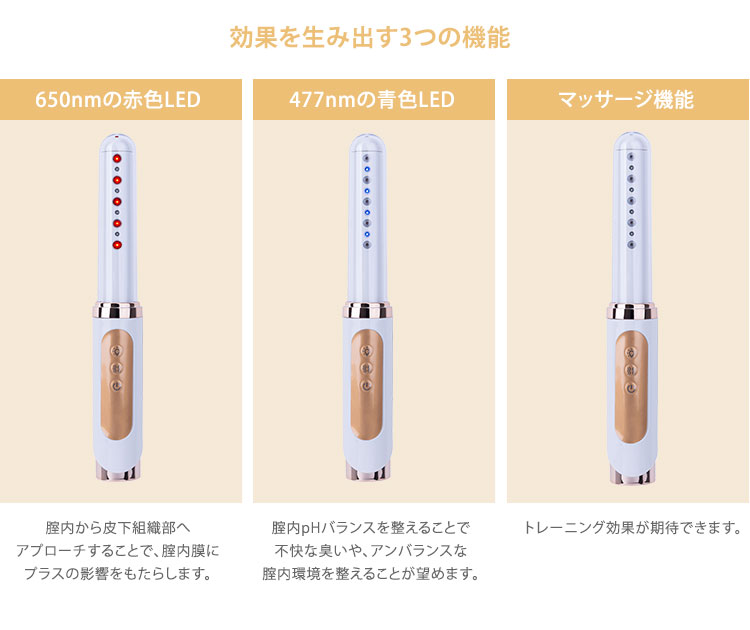 専用ジェルおまけ付き ヨニケア yoniCARE 家庭用腟ケア器 膣レーザー LED マッサージ デリケートゾーンケア /海外× :  f10022787 : flaner - 通販 - Yahoo!ショッピング