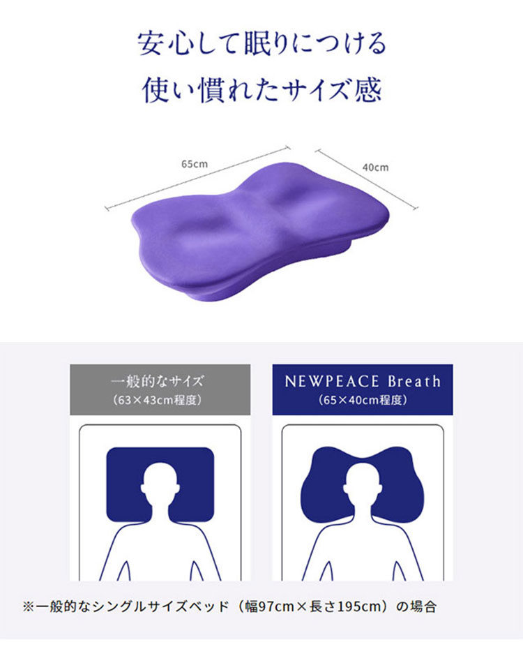 NEWPEACE Pillow Breath｜呼吸器専門医監修・いびき対策まくら