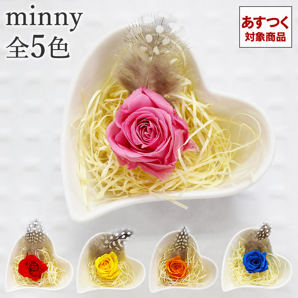 minny」 ミニー プリザーブドフラワー プレゼント 花 ギフト プチ