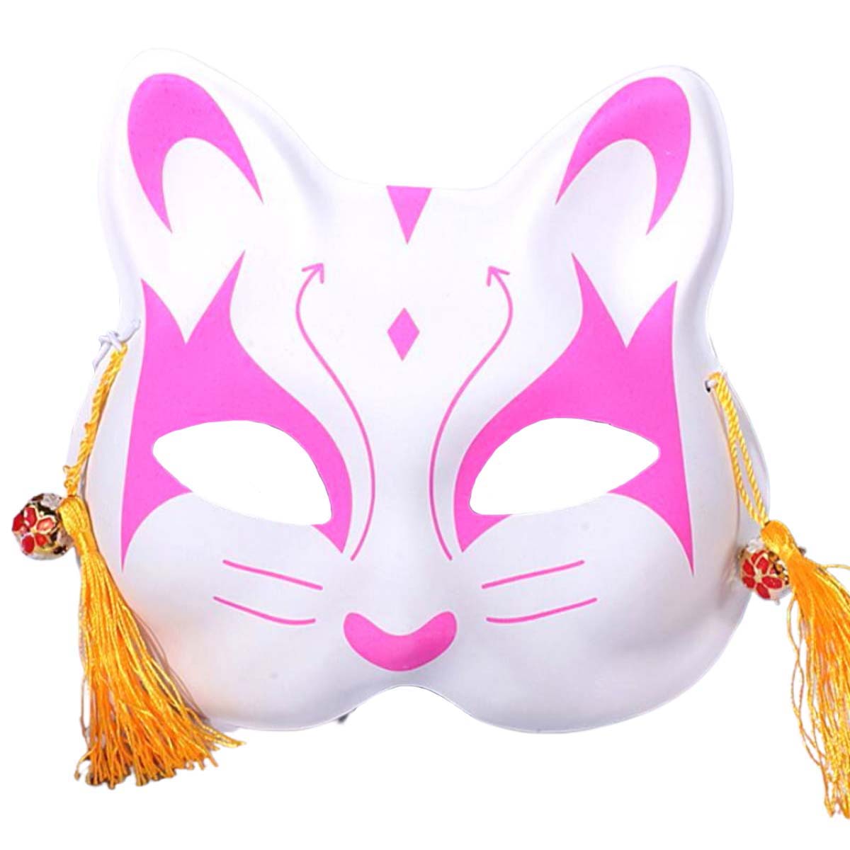 お面 猫の半面 かっこいい かわいい 猫 祭り ハロウィン 車 飾り イベント パーティ ねこ ネコ｜flat-shop｜05