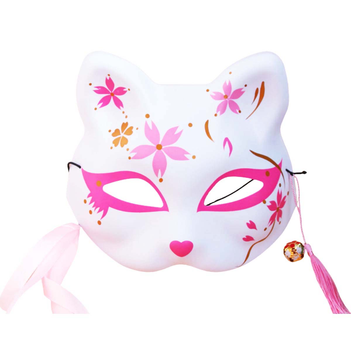 お面 猫の半面 かっこいい かわいい 猫 祭り ハロウィン 車 飾り イベント パーティ ねこ ネコ｜flat-shop｜10