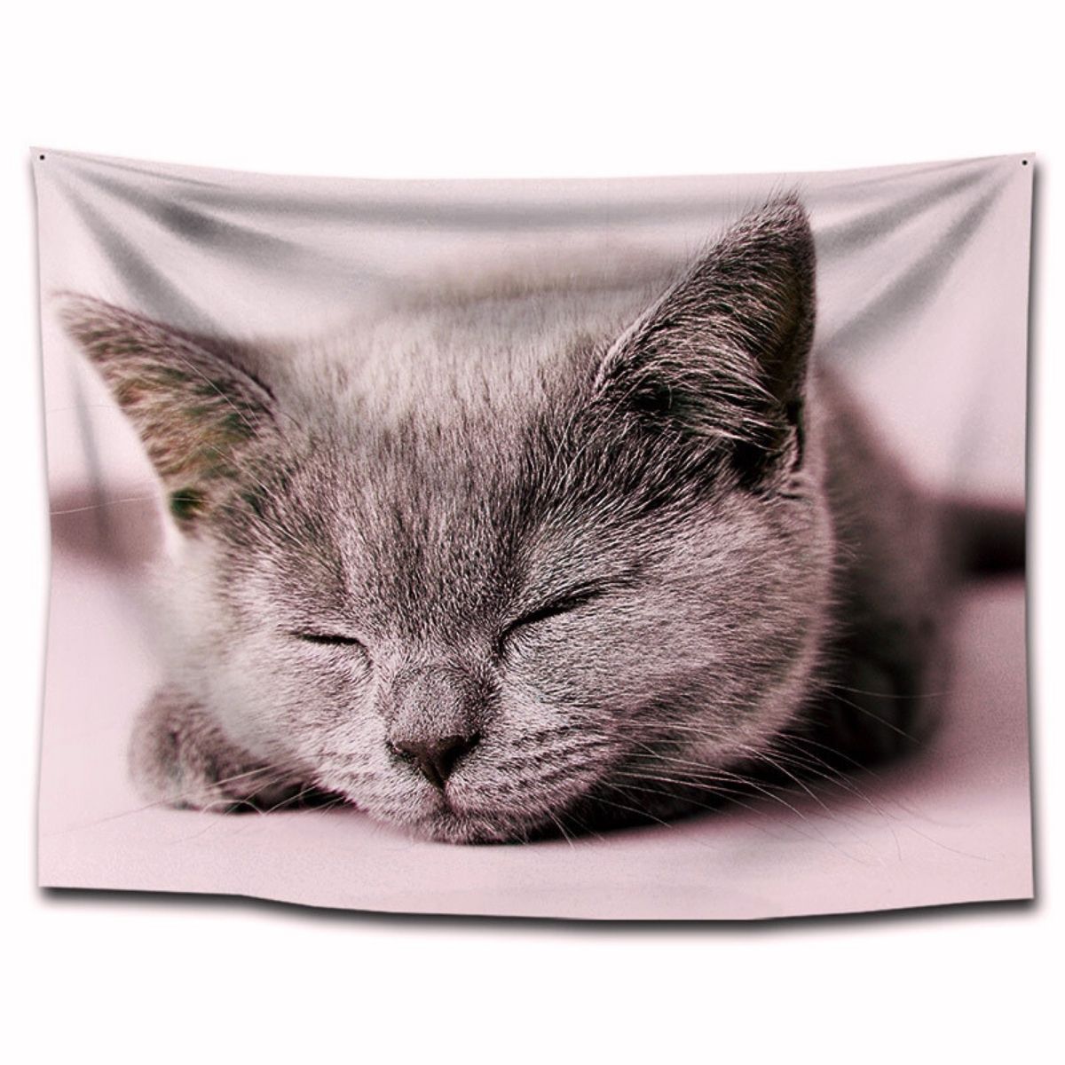 タペストリー 猫柄 猫 インテリア ピーチスキン生地 かわいい おしゃれ