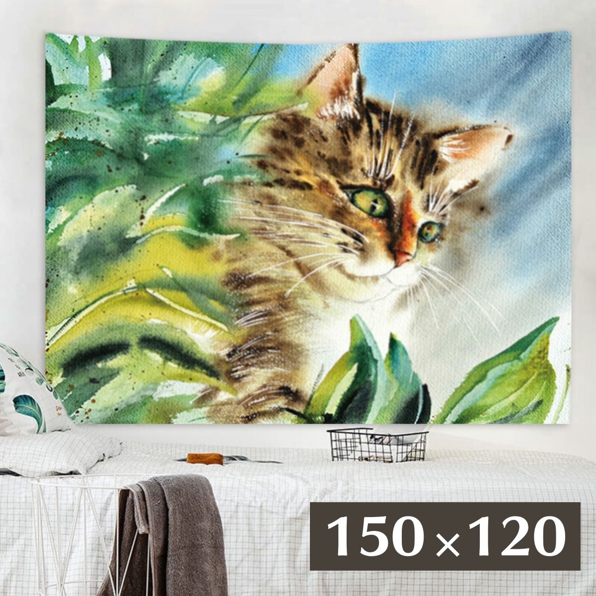 タペストリー 猫柄 猫 かわいい ねこ ネコ おしゃれ 北欧 インテリア