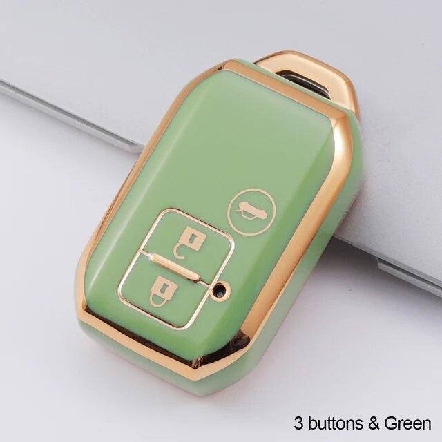 New Electroplated TPU Car Key Case for Suzuki Spacia MK53S Jimny Sierra Swi｜flat-store｜04