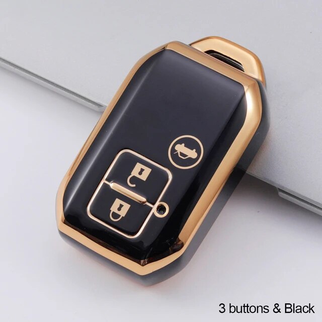 New Electroplated TPU Car Key Case for Suzuki Spacia MK53S Jimny Sierra Swi｜flat-store｜05