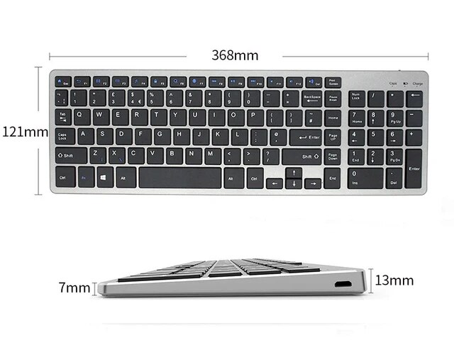 MacBook,Mac,iOS,iPad用の超薄型ワイヤレスBluetoothキーボード｜flat-store｜03