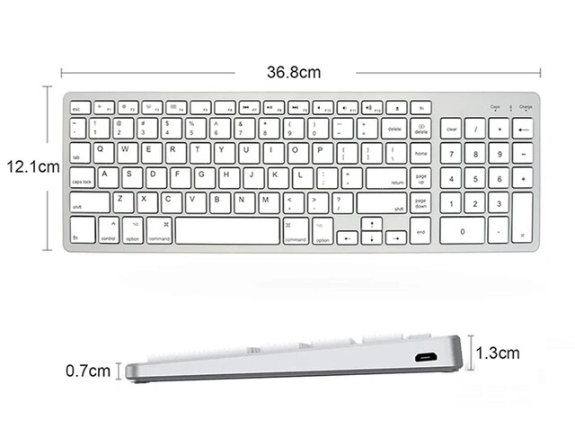 MacBook,Mac,iOS,iPad用の超薄型ワイヤレスBluetoothキーボード｜flat-store｜02