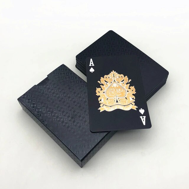 プラスチックポーカー付き防水ポーカーカード,24kゴールド,新しいカードゲーム,ポーカー｜flat-store｜04