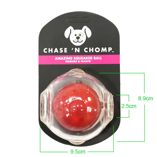 Caitec犬のおもちゃ驚くべききしむボール耐久性のある浮揚可能な弾力性のある咬傷に最適なトス追跡老化中大型犬｜flat-store｜02