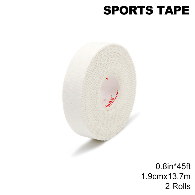 Lokemax-trainers用スポーツテープ、フィットネス用の白いアスレチック包帯、指anklesリスト用の最初のチェック傷害ラップ、1.3x13｜flat-store｜02