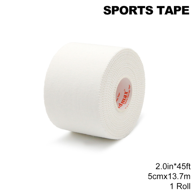 Lokemax-trainers用スポーツテープ、フィットネス用の白いアスレチック包帯、指anklesリスト用の最初のチェック傷害ラップ、1.3x13｜flat-store｜06
