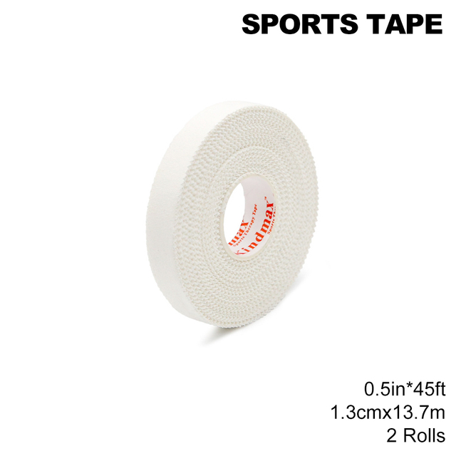 Lokemax-trainers用スポーツテープ、フィットネス用の白いアスレチック包帯、指anklesリスト用の最初のチェック傷害ラップ、1.3x13｜flat-store｜03