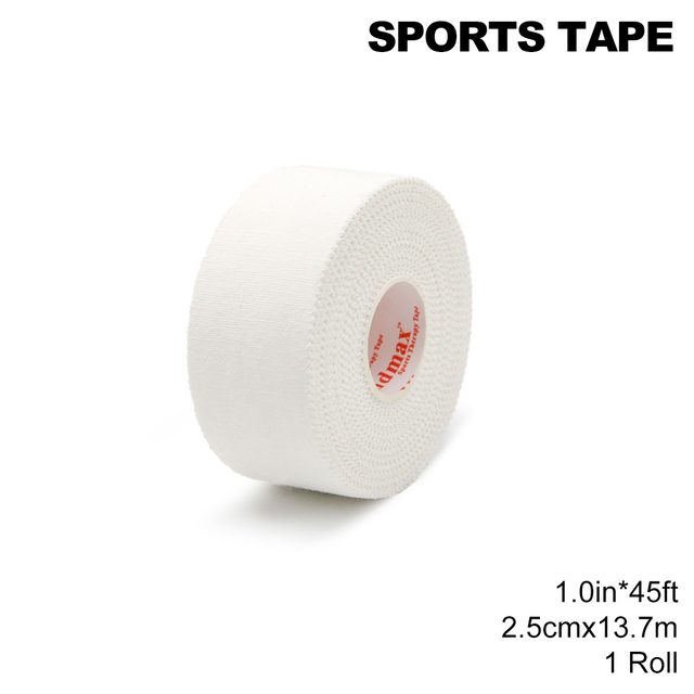 Lokemax-trainers用スポーツテープ、フィットネス用の白いアスレチック包帯、指anklesリスト用の最初のチェック傷害ラップ、1.3x13｜flat-store｜05