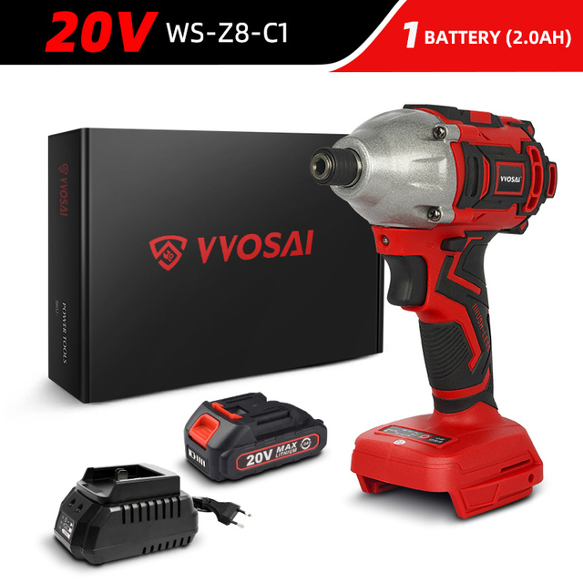 Vovsai-コードレス電気ドライバー,バッテリー付き20V,300nm,インパクトドリル,充電式ドライバー｜flat-store｜02