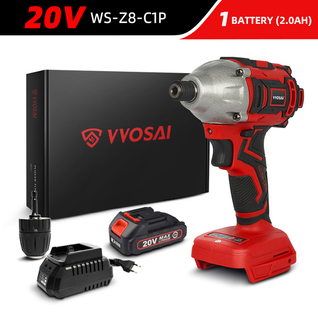 Vovsai-コードレス電気ドライバー,バッテリー付き20V,300nm,インパクトドリル,充電式ドライバー｜flat-store｜07
