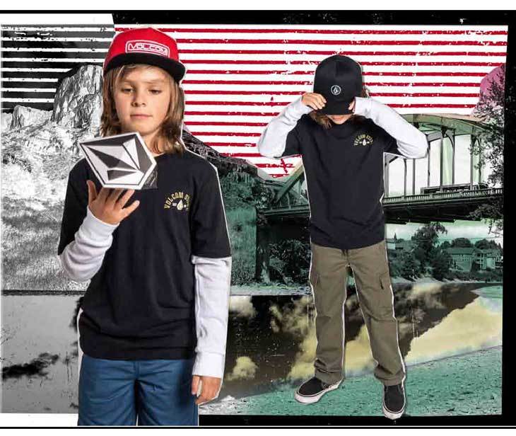 VOLCOM ボルコム キッズ パーカー 7-15歳 BIG YOUTH ICONIC