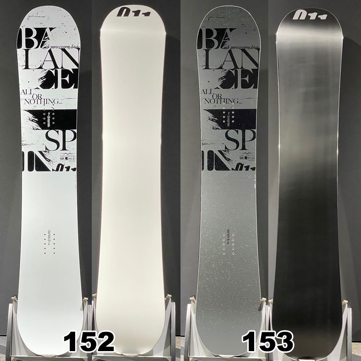 未使用011Artistic BALANCE SPIN 152cm 22-23 011 ARTISTIC 22-23 Artistic ゼロワン ワン スノーボード