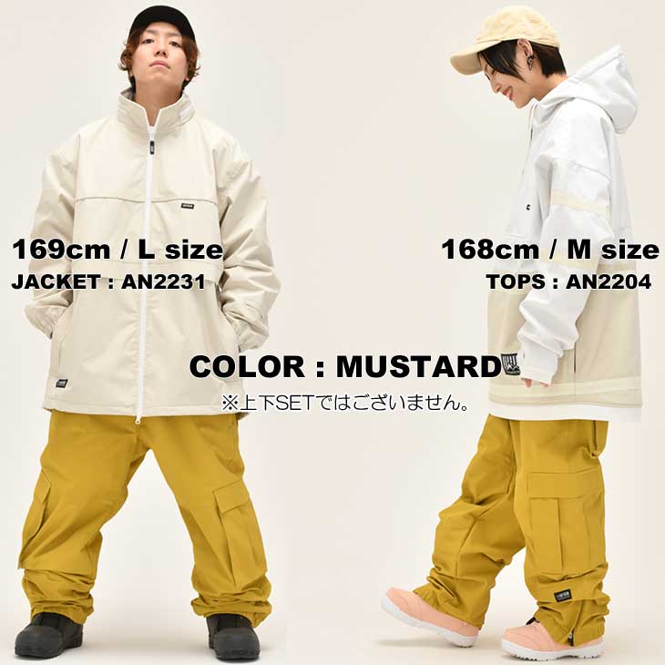 22-23 ANTHEM アンセム スノーボードウェアー HUGE CARGO PANTS AN2207