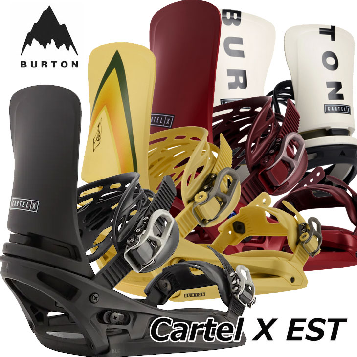 22-23 BURTON バートン ビンディング Mens Cartel X EST Binding カーテル エックス 【日本正規品】 ship1  :22bt03m222321:FLEAboardshop - 通販 - Yahoo!ショッピング