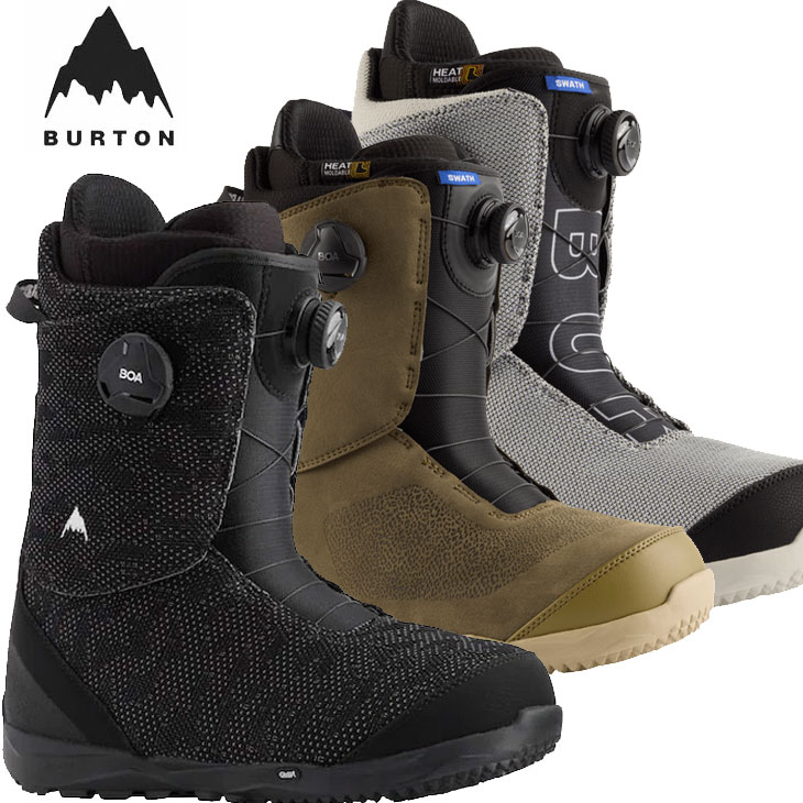 (旧モデル) 22-23 BURTON バートン ブーツ メンズ Swath BOA Snowboard Boots スワス ボア 日本正規品